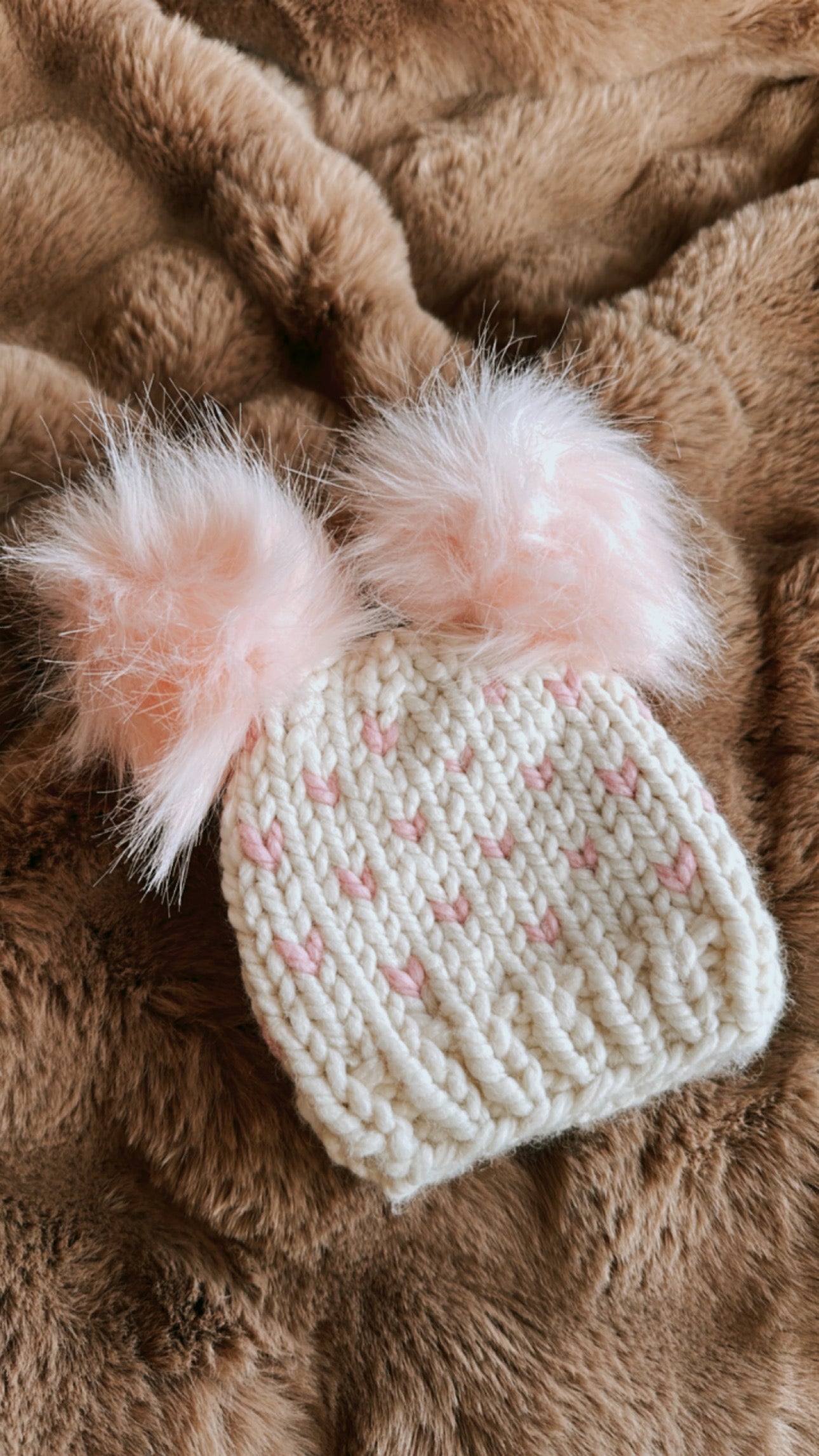 Newborn Hand Knit Hat