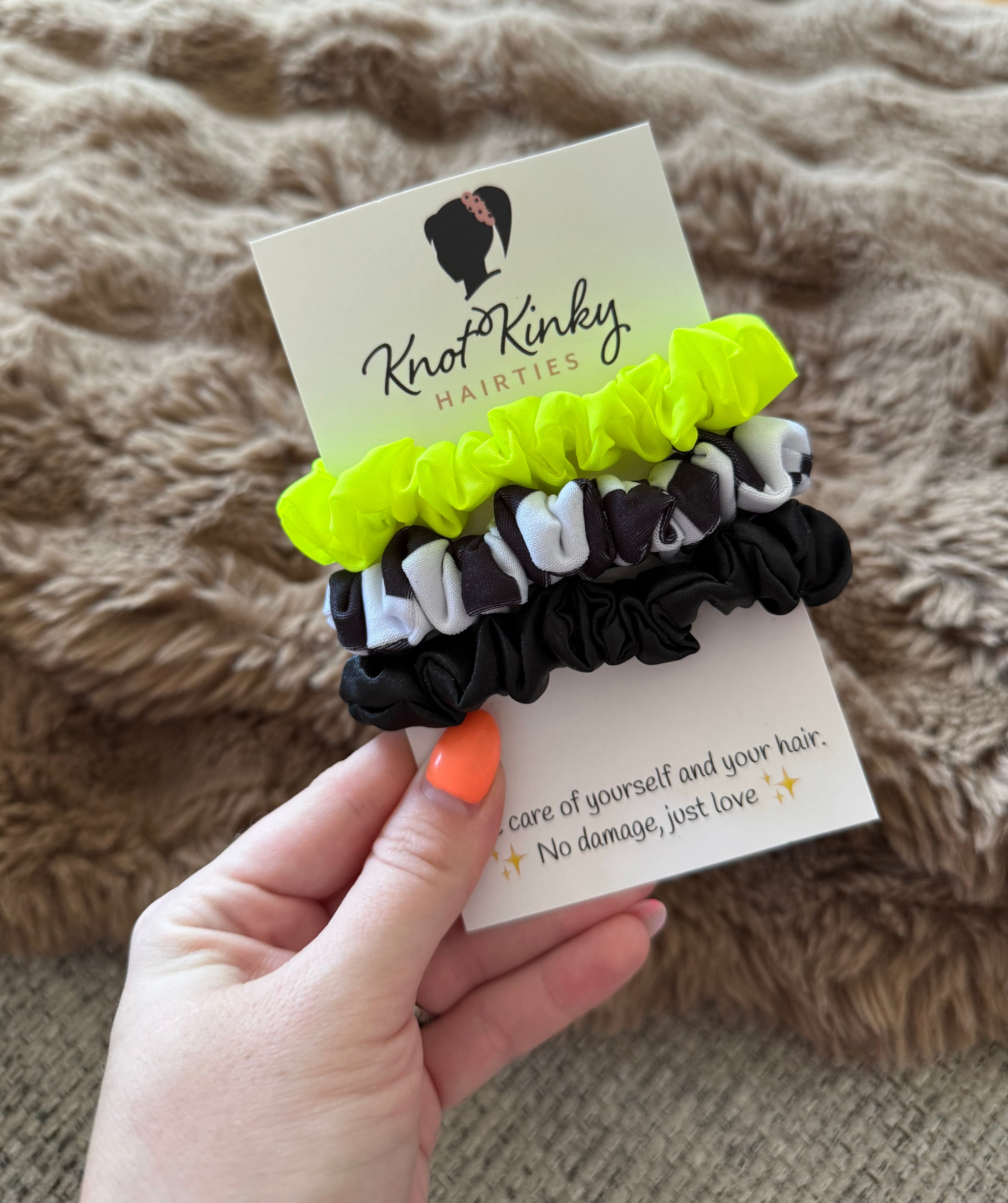 Mini Mini Neon Checker Trio🏁