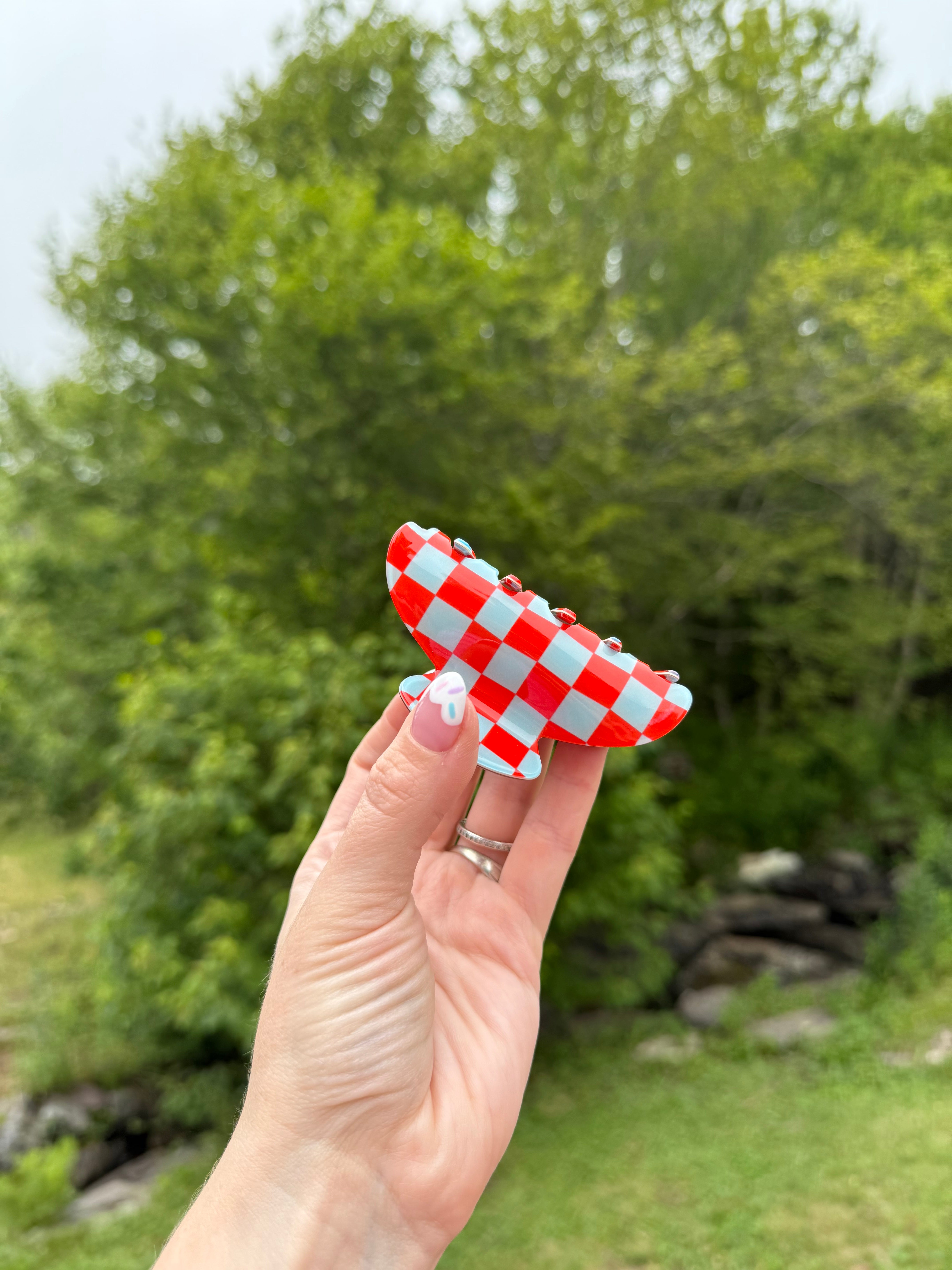 Checker Claw Clips🏁