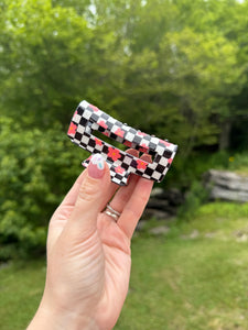 Checker Claw Clips🏁